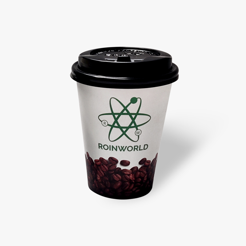 Takeway Paper Cup with Lid Medium 001 Takeway Paper Cup with Lid Medium - Image 1